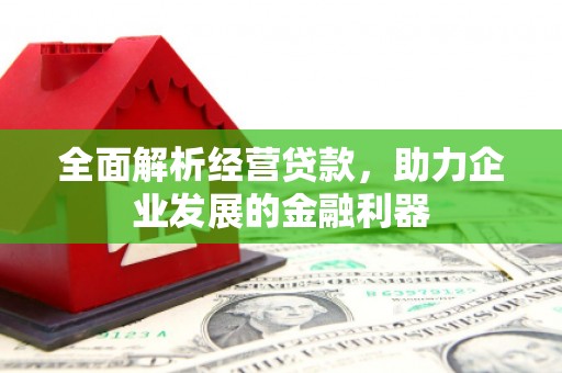 石棉全面解析经营贷款，助力企业发展的金融利器