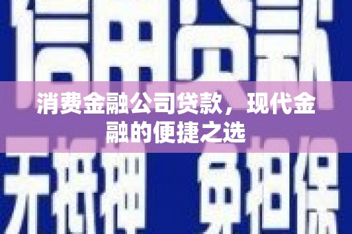 石棉消费金融公司贷款，现代金融的便捷之选